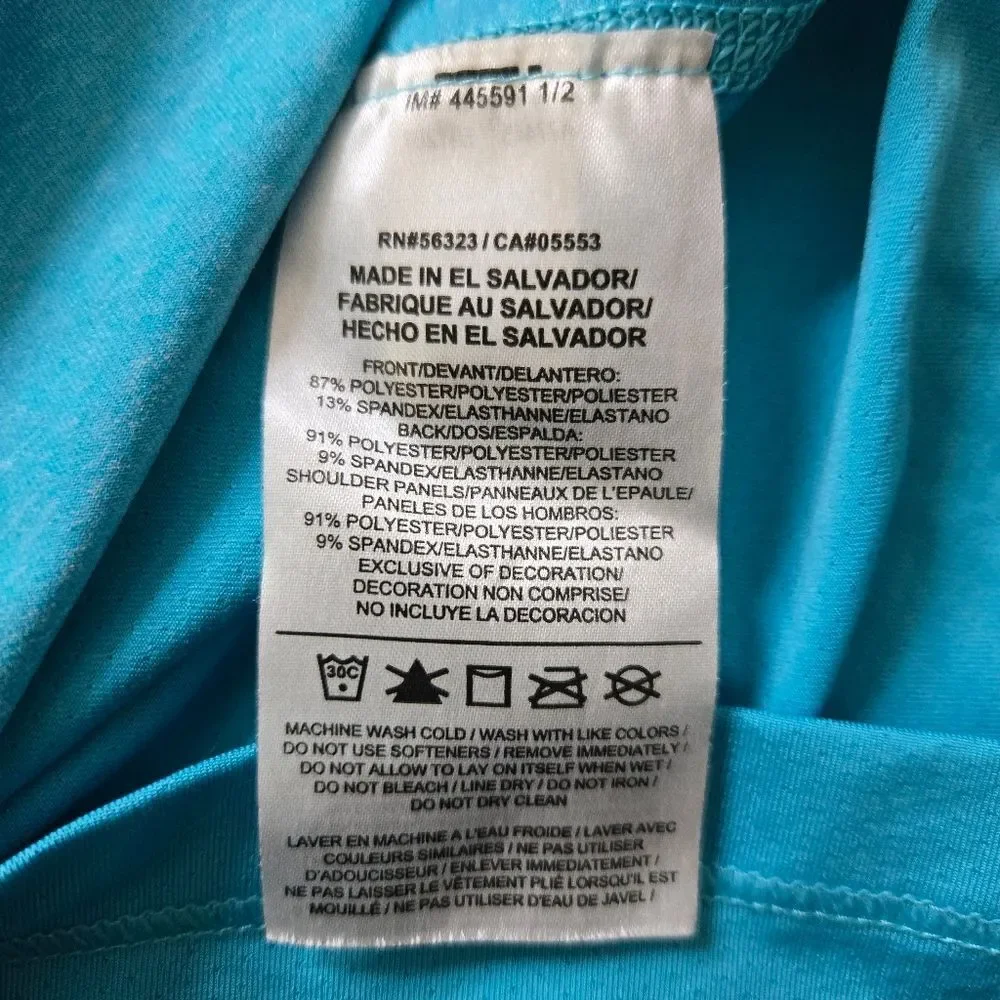 Nike Blue Racerback Tank Top